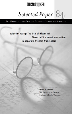 Value Investing by Joseph Piotroski